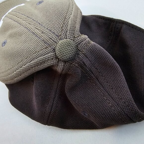 Under Armour Hat Mens Large Beige Tan Fitted Cap Baseball Casual Distressed Ha - Picture 6 of 10